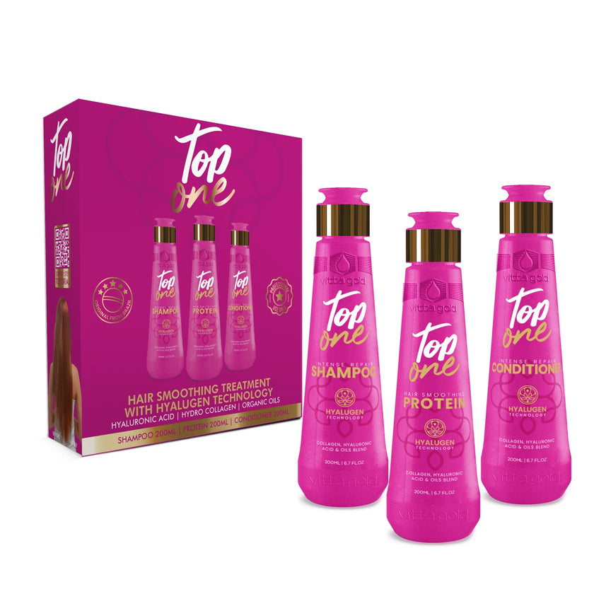 Vitta Gold - Top One Hair Straightening Kit 200ml