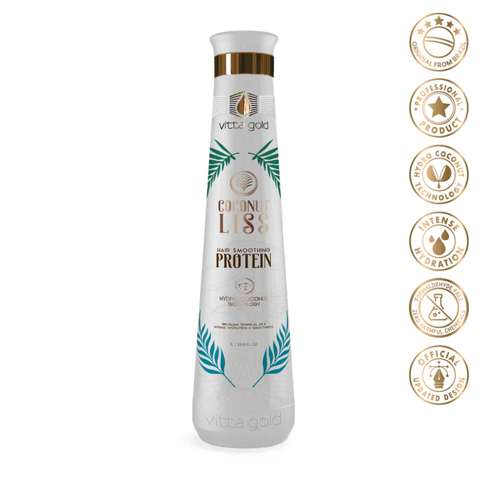 Vitta Gold - Coconut Liss Hair Straightening Protein 1L